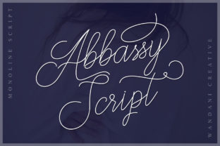 Abbassy Script: A Bold Handwritten Font for Timeless Projects