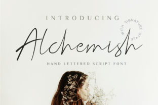 Alchemish Script: A Handwritten Font with Contemporary Charm