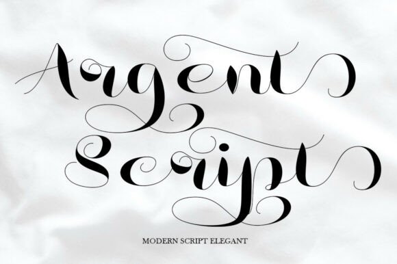 Argent Script: The Creative Font for Elegant Design Projects