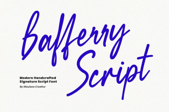 Bafferry Script: Bridging Casual Charm and Modern Style