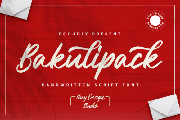 Bakulipack Script: A Creative Font for Modern Design