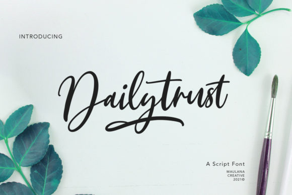 Dailytrust Script: A Handwritten Font for Personal Branding
