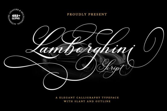 Exploring Lamborghini Script: An Ultra-Luxurious Typeface