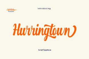 Hurringtown Script: A Bold, Handwritten Font with Authentic Charm