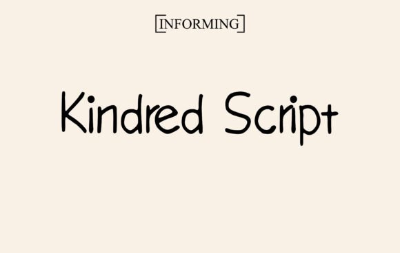 Kindred Script: A Typeface That Feels Like a Warm Hug