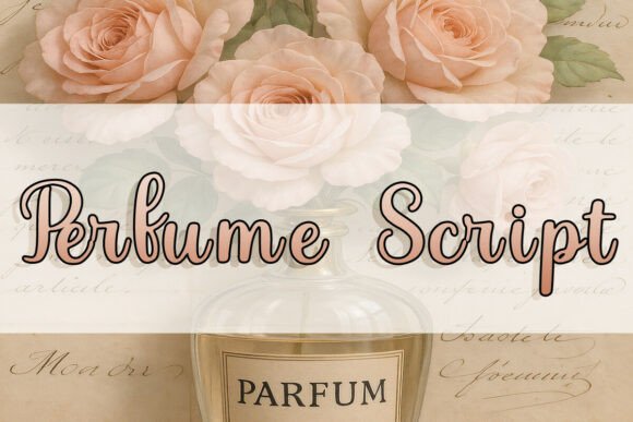 Perfume Script: Crafting Visual Allure for Modern Design