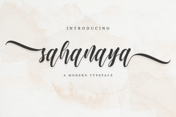 Sahanaya Script: A Fresh Take on Modern Handwritten Typography