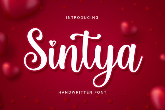 Sintya Script: A Bold, Handcrafted Brush Font for Modern Creatives