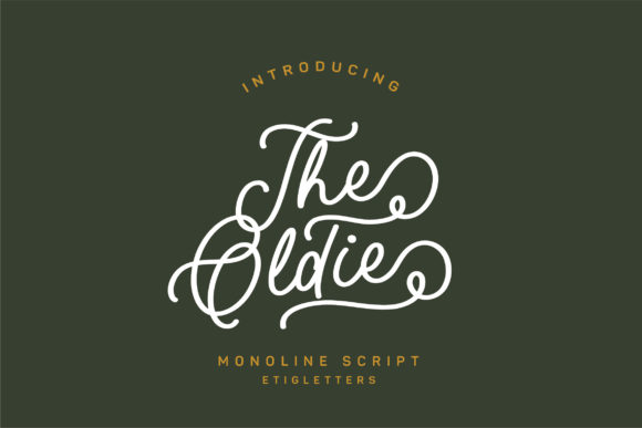 The Oldie Script: Vintage Charm for Modern Brands