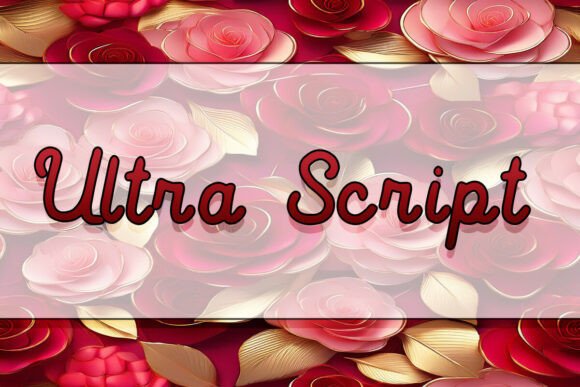 Ultra Script: Infusing Elegance Into Modern Design Projects